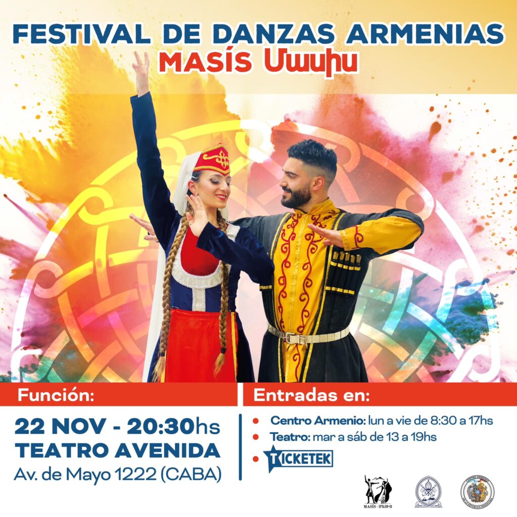 VIDEO: EL CONJUNTO DE DANZAS ARMENIAS MASIS EN OKTOBERFEST, CÓRDOBA – EL 22 DE NOVIEMBRE EN TEATRO AVENIDA, CABA.