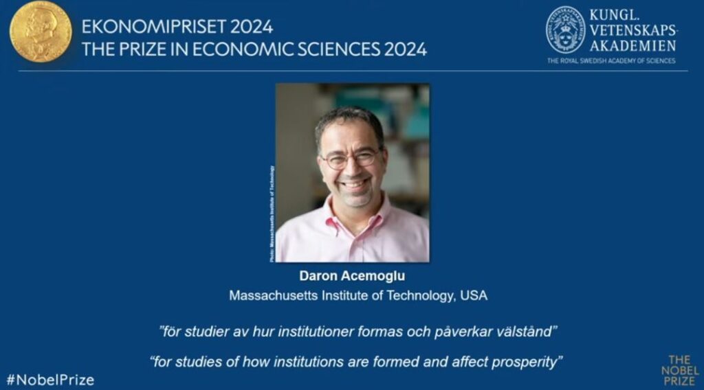 VIDEOS: DE ORIGEN ARMENIO, DARON ACEMOGLU GANÓ NOBEL DE ECONOMÍA 2024 – ENTREVISTAS.