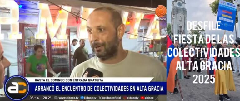 VIDEOS: ARMENIA EN ENCUENTRO DE COLECTIVIDADES, ALTA GRACIA 2025.