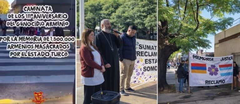 VIDEO: MARCHA DEL INSTITUTO BAKCHELLIAN EN MEMORIA Y RECLAMO POR LAS VÍCTIMAS DEL GENOCIDIO ARMENIO DE 1915.