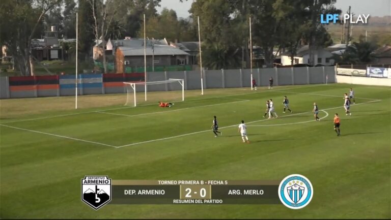 VIDEO: DEPORTIVO ARMENIO DERROTÓ 2-0 A ARGENTINO DE MERLO.