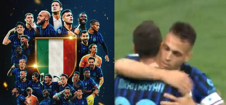 VIDEO: CON GOL DEL ARMENIO MKHITARYAN Y ASISTENCIA DEL ARGENTINO LAUTARO MARTÍNEZ, EL INTER DE MILÁN ES CAMPEÓN DE LA LIGA ITALIANA.