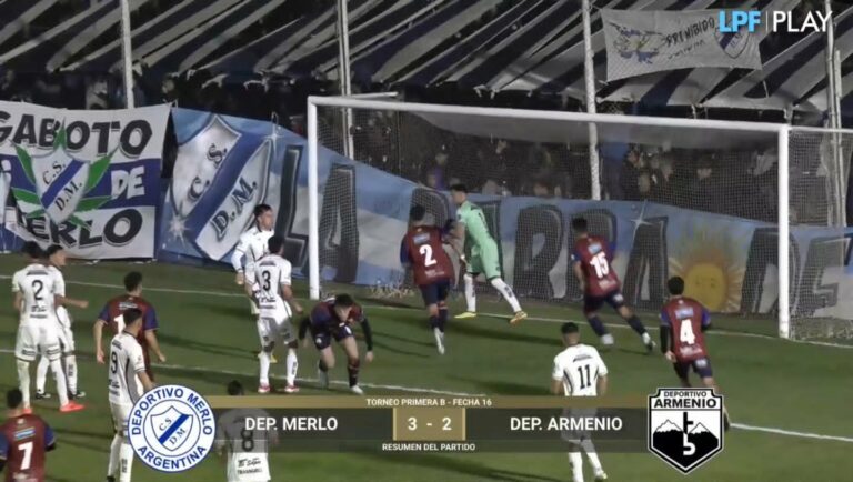 FÚTBOL: DEPORTIVO MERLO 3 – DEPORTIVO ARMENIO 2 – VIDEO.