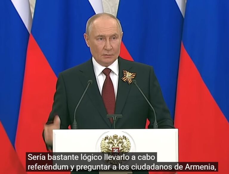 RUSIA A ARMENIA: EXIGE EXPLICACIÓN POR PERMITIR A ZELENSKI AMENAZAR A MOSCÚ – PROPUSO REFERÉNDUM PARA INGRESO A UE – VIDEO.