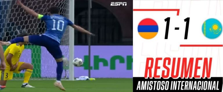 VIDEO: ¡ GOLAZO DE SPERTSYAN PARA ARMENIA EN AMISTOSO CON KAZAJISTÁN!