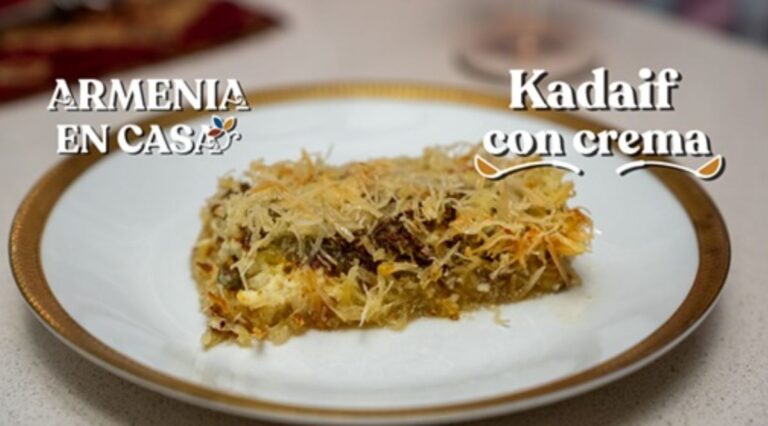 VIDEO: RECETA DE KADAIF CON CREMA – ARMENIA EN CASA, POR SUSANA DERGARABETIAN.