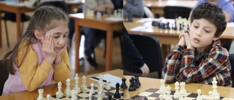 REPRESENTANDO A ARMENIA, SOFÍA BAGHRAMYAN Y MANVEL VARDANYAN SON SUBCAMPEONES EUROPEOS SUB -10 DE AJEDREZ.