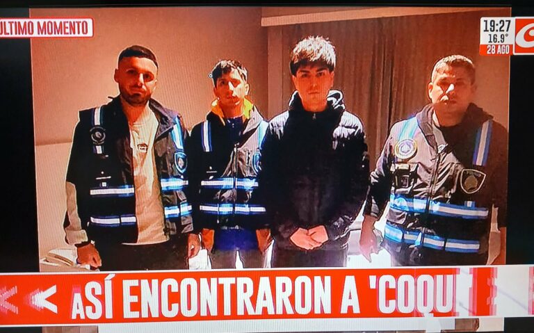 APARECIÓ TRAS DESESPERADA BÚSQUEDA: FRANCO KRIKOR «COQUI» ALDERETE TCHOBANIAN HABÍA DEJADO CARTAS Y UN POSTEO EN SUS REDES.
