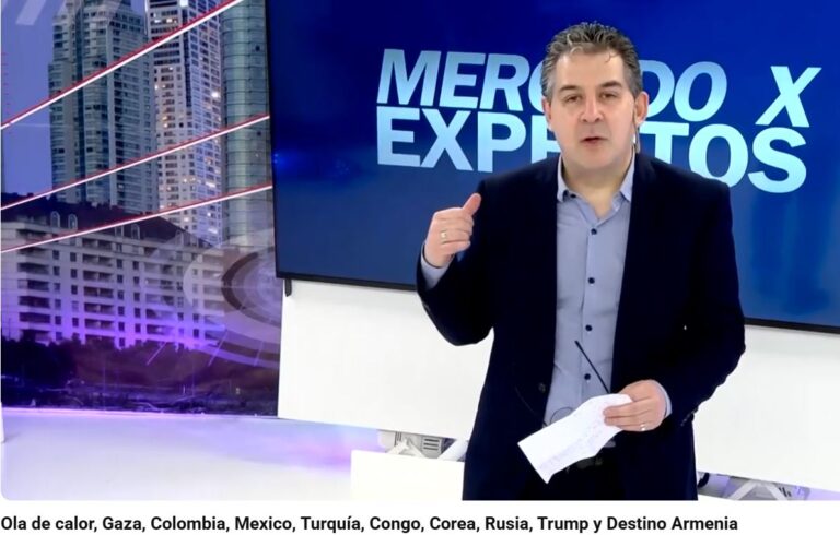 VIDEO: LEO MOUMDJIAN EN MXE – OLA DE CALOR EN EUROPA, EL TERREMOTO EN COLOMBIA Y DESTINO ARMENIA, ENTRE LOS TEMAS DE LA SEMANA.