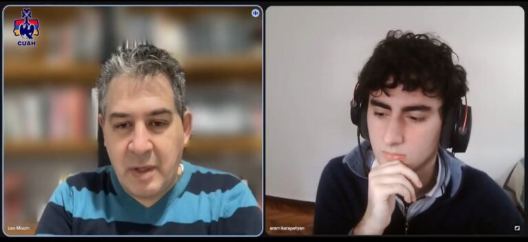 VIDEO: ENTREVISTA AL PERIODISTA LEO MOUMDJIAN – LA GUERRA DE ARTSAJ, LA DIÁSPORA Y LA POLÍTICA – POR ARAM KARAPETYAN DE CUAH ARMENIA.