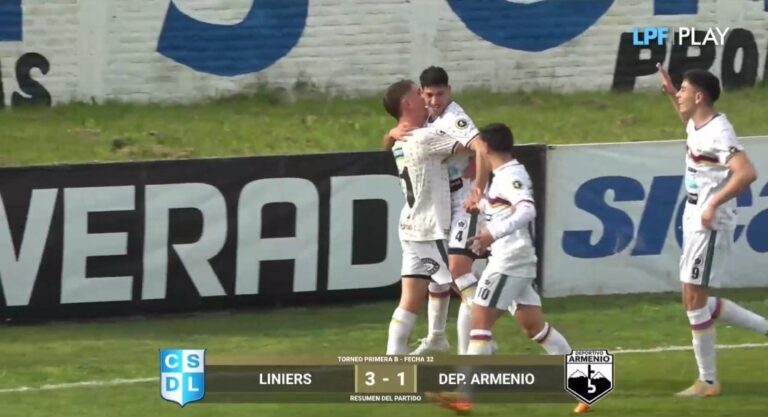 FÚTBOL: LINIERS 3 – DEPORTIVO ARMENIO 1.