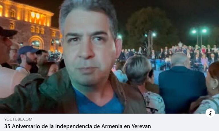 VIDEO: LEO MOUMDJIAN EN SHOW DE ARMENIA POR EL 35° ANIVERSARIO DE LA INDEPENDENCIA.