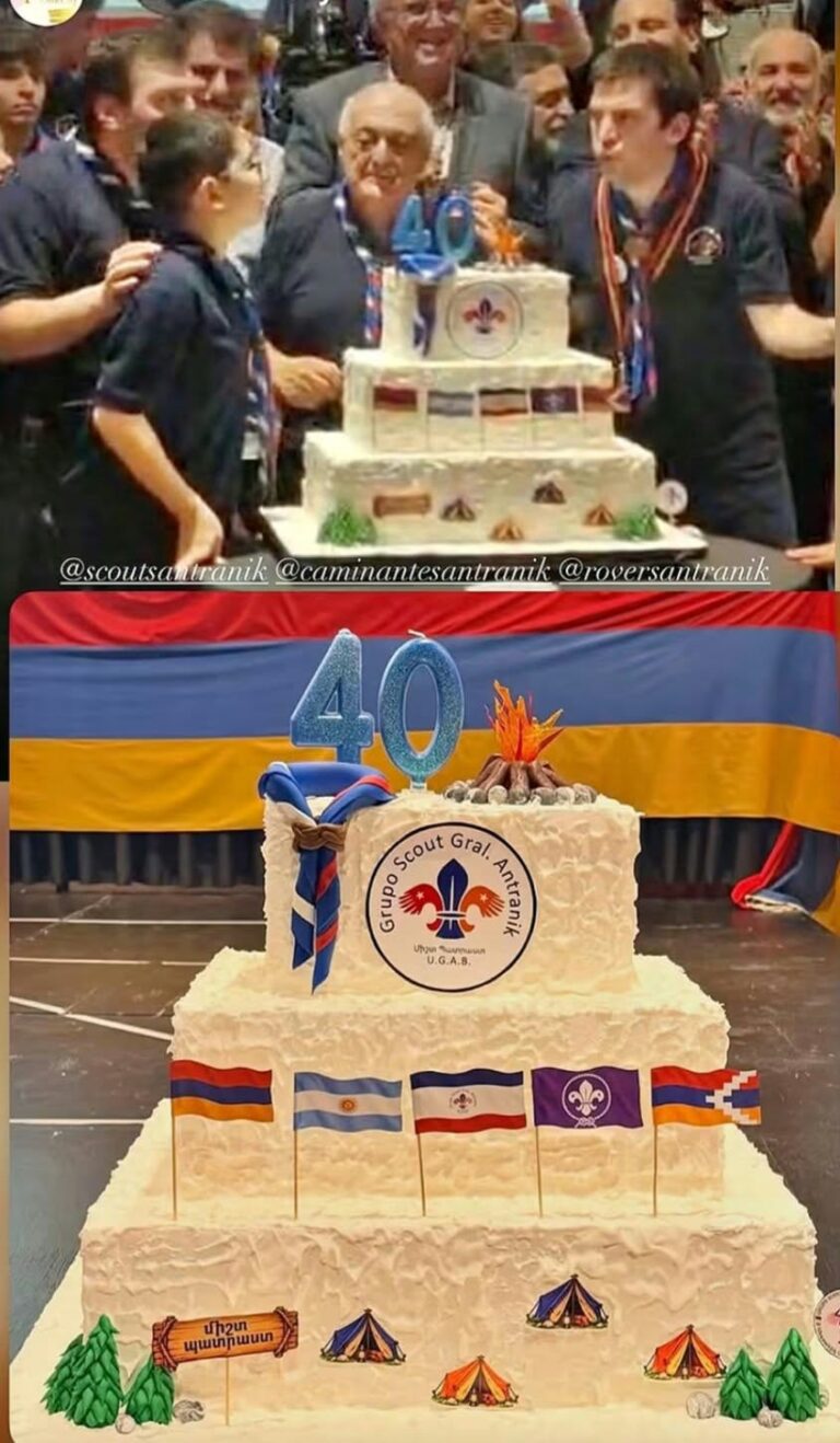 VIDEO: LOS SCOUTS ANTRANIK DE UGAB BS AS FESTEJARON SU 40° ANIVERSARIO.