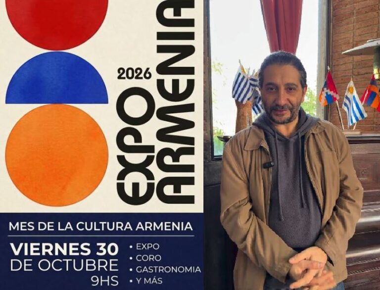 VIDEO: EL MAESTRO ÁLVARO HAGOPIAN INVITA A «EXPO ARMENIA 2026» – 30 DE OCTUBRE, 9 HS EN COLEGIO NERSESIAN DE URUGUAY.